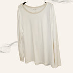 Damen Sweatpullover mit Glitzerkragen – Glamouröser Statement-Look in 3 Farben