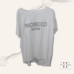 Damen Shirt Prosecco Modena Grau – Modernes Statement-Shirt für Weinliebhaber