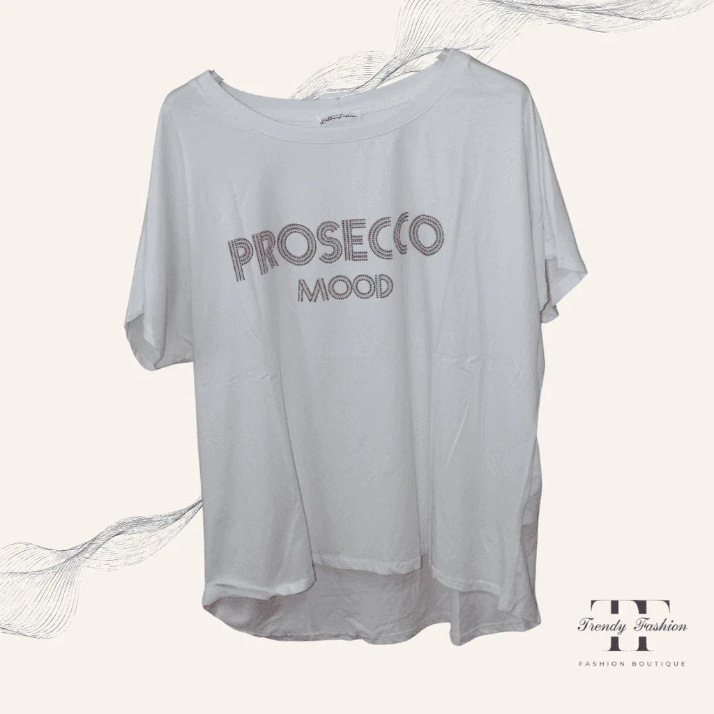 Damen Shirt Prosecco Modena Rot – Modernes Statement-Shirt für Weinliebhaber