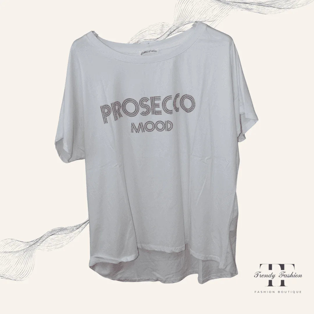 Damen Shirt Prosecco Modena Rot – Modernes Statement-Shirt für Weinliebhaber