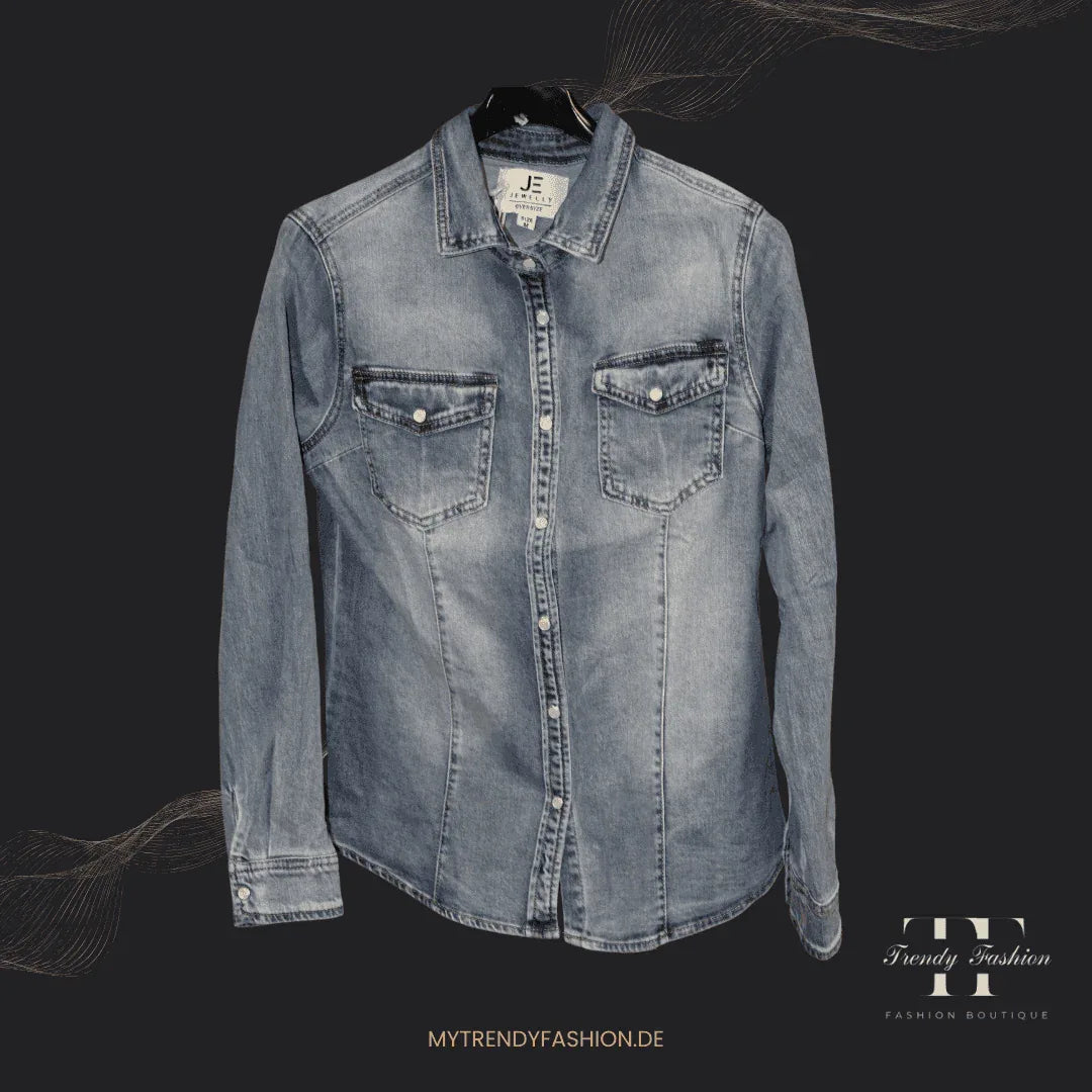 Damen Jeanshemd Neapel – Lässiges hochwertiges Must-Have für den Kleiderschrank