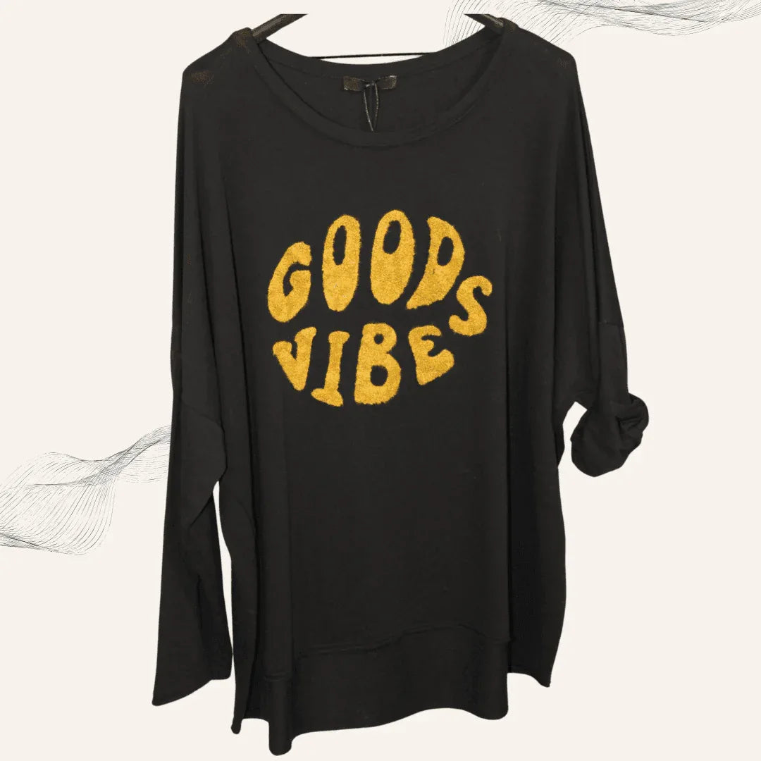 Damen Sweatpullover Black Lotus – Eleganter weicher zeitlos stylischer Pulli