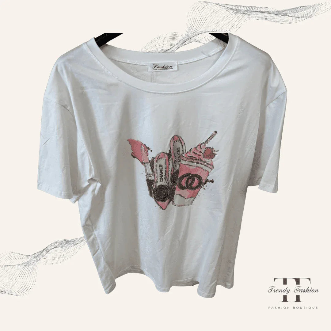 Damen Shirt Seestern – Leichtes frisches Shirt mit Sommerfeeeling