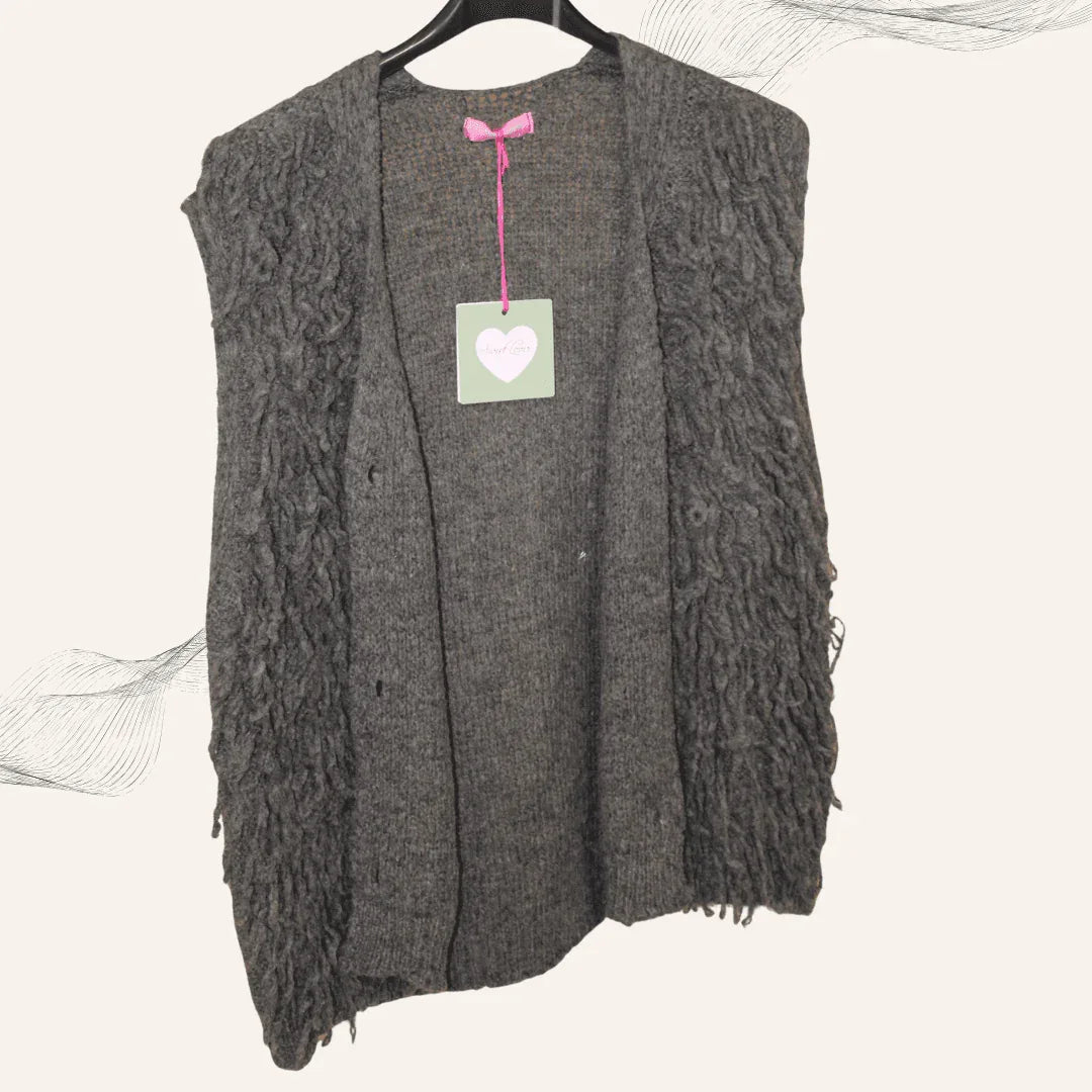 Damen Strickjacke Wischi – Weiche kuschelwarme Strickjacke für Herbst & Winter