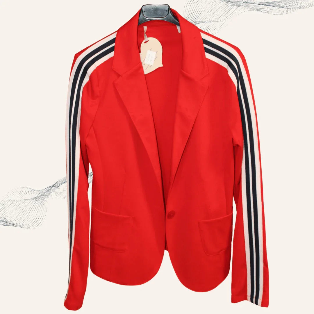 Damen Sportblazer Rot – Selbstbewusstes Statement moderner eleganter Blazer