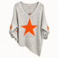 Damen Strickpullover mit Stern L'Aquila – Funkelnder Komfort für kalte Tage