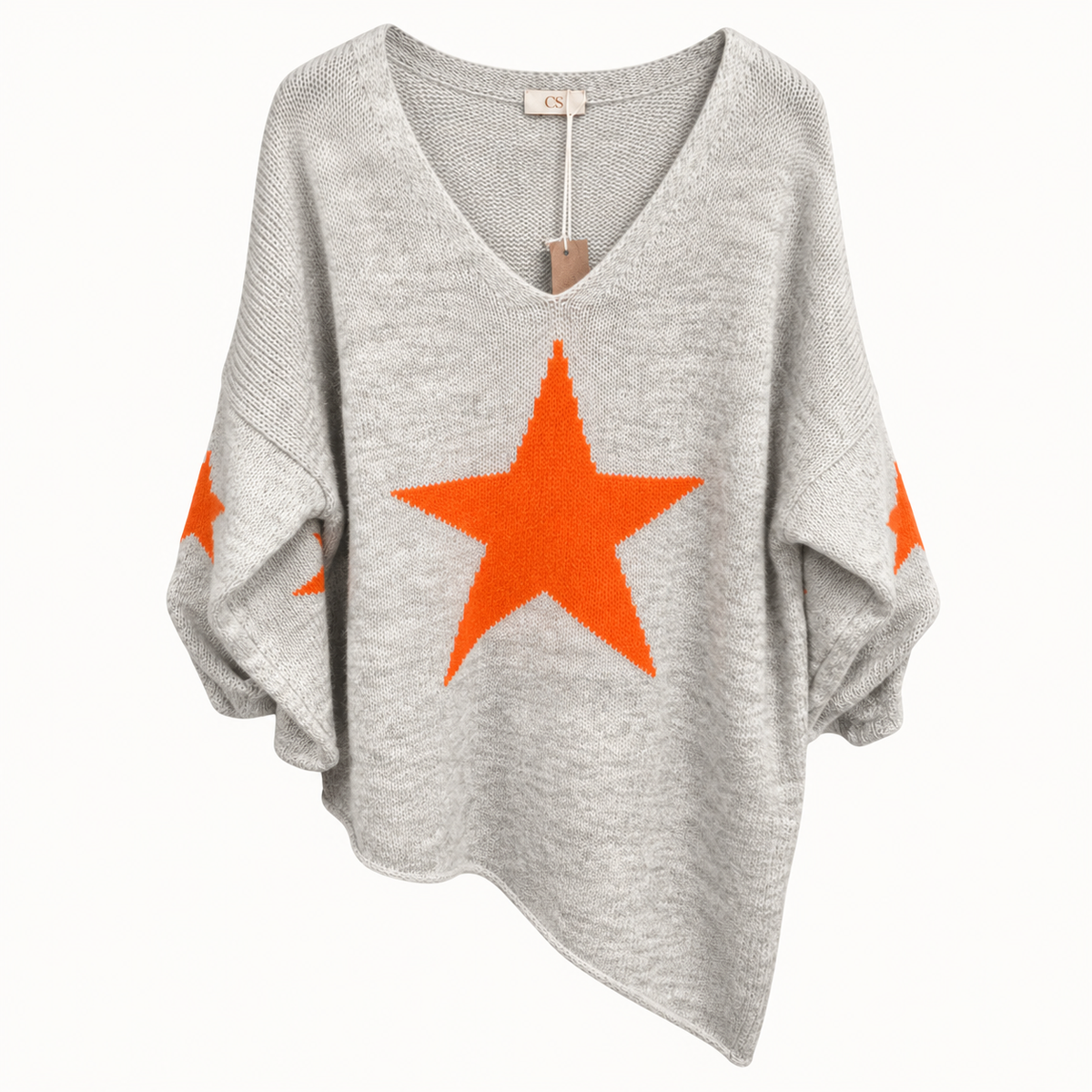 Damen Strickpullover mit Stern L'Aquila – Funkelnder Komfort für kalte Tage