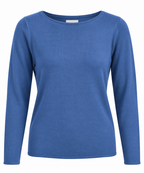 Feinstrick Pullover Damen Rundhals | Weicher Basic Strickpullover in vielen Farben