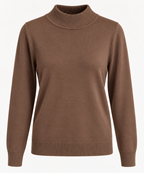 Feinstrickpullover mit Stehkragen – Eleganter Damen Pullover in verschiedenen Farben