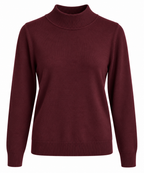 Feinstrickpullover mit Stehkragen – Eleganter Damen Pullover in verschiedenen Farben