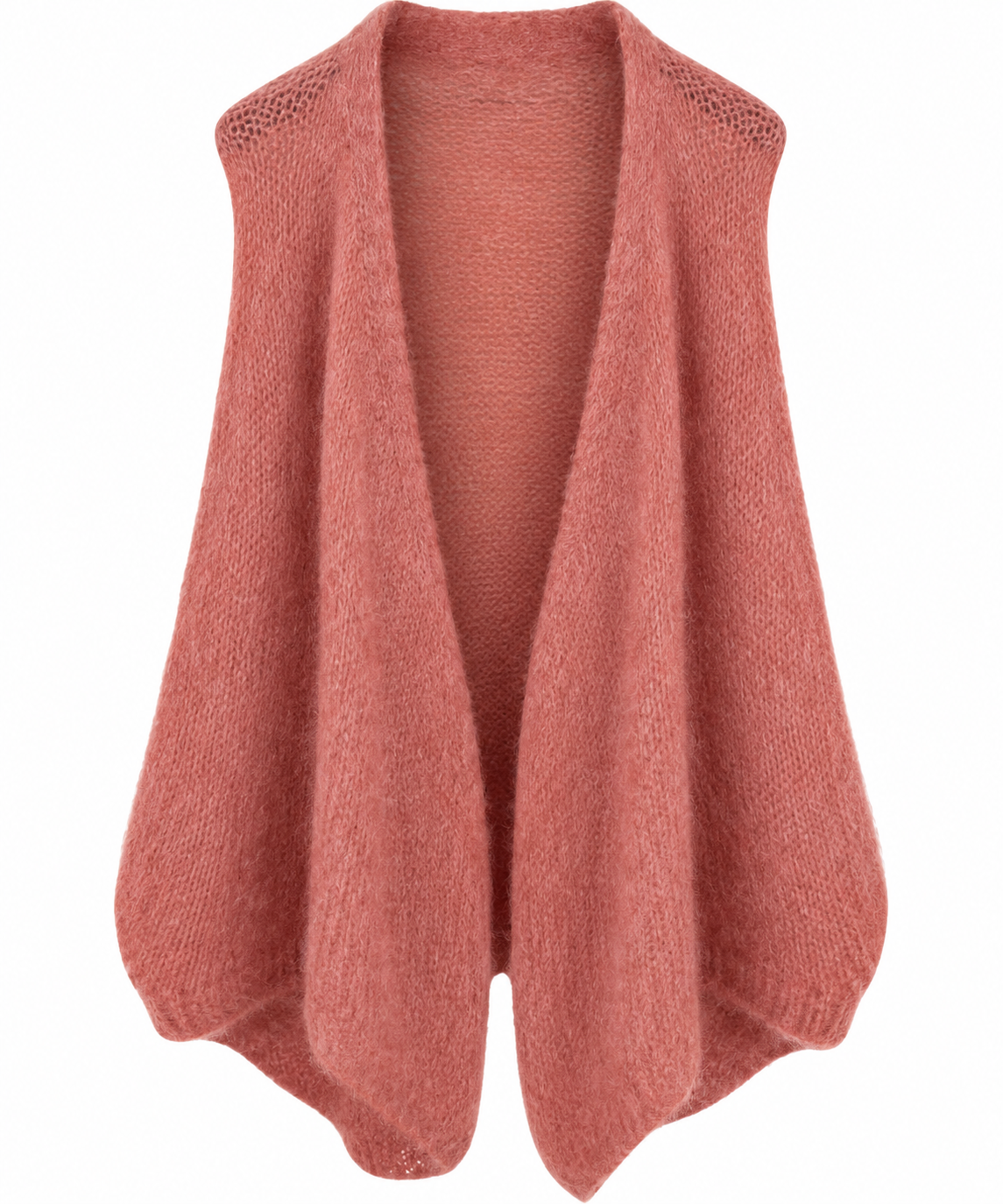 Strandgut Kuschel-Cardigan „Alina“ – Weiche Strickweste in Rosé