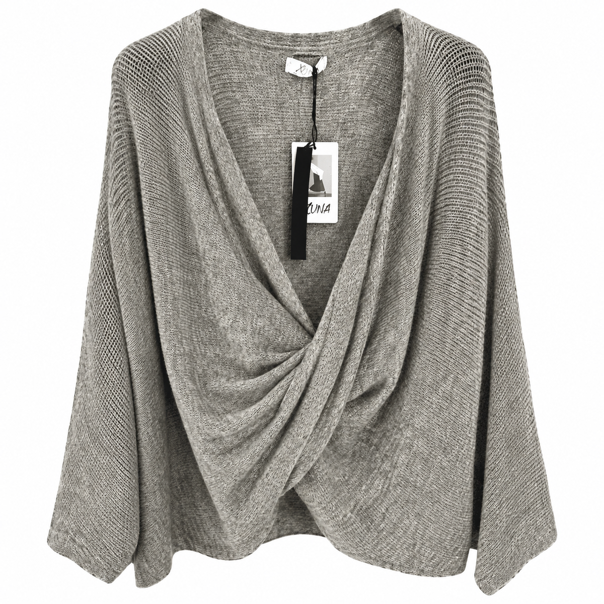 Damen Strick-Oberteil Cosenza – Gemütlich, Stylisch & Vielseitig, Beige & Grün