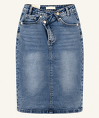 Damen Jeansrock – Elastisches Denim, Zeitloses Design, Gr. 34–42