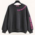 Damen Sweatpullover "Do what makes you Happy" – Motivierendes Statement-Shirt