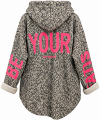 Kuschelige Walkstoff Jacke